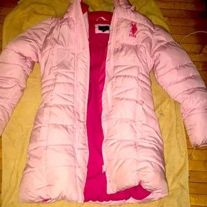 U.S POLO ASSN. Pink jacket